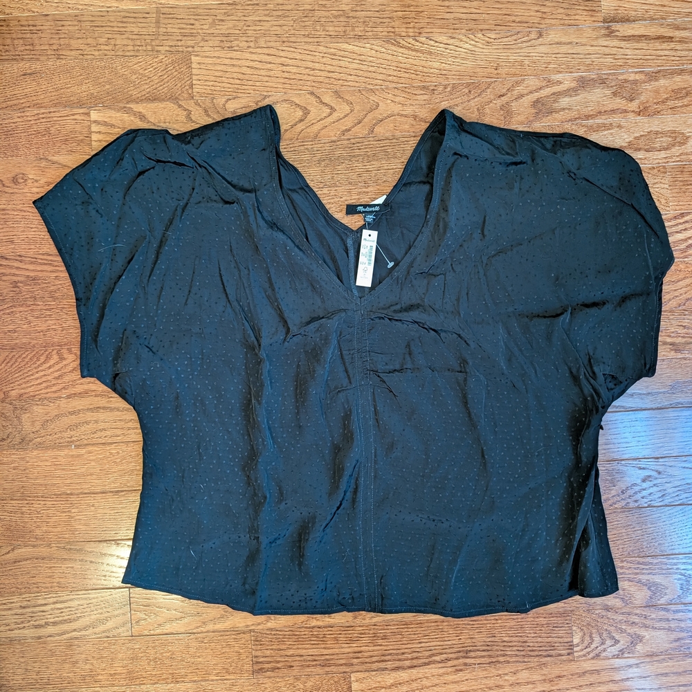 Madewell‎ NWT Elegant Black Blouse